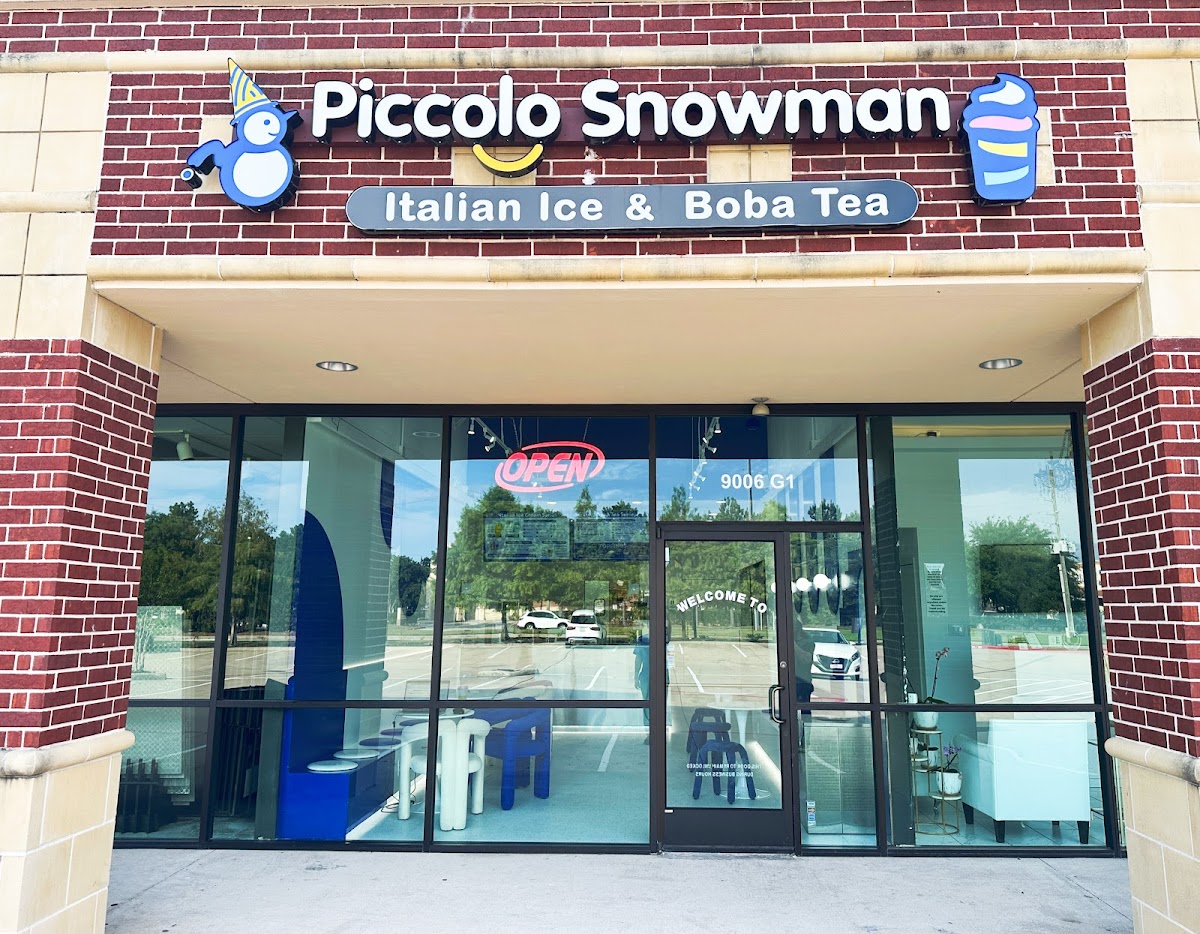 Piccolo Snowman - Italian Ice, Ice Cream & Boba Tea
